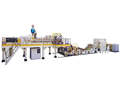 PLA degradable sheet making machine