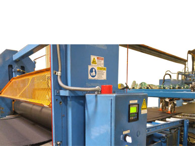 Rubber sheet making machine